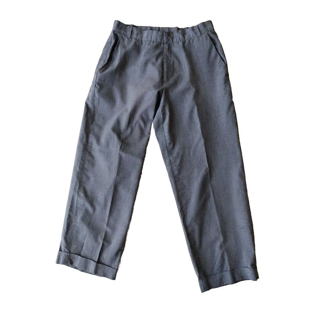 POWDER BLU Pants Woman's 3 Gray Capri Pants Medium Wash Pockets Casual Travel
